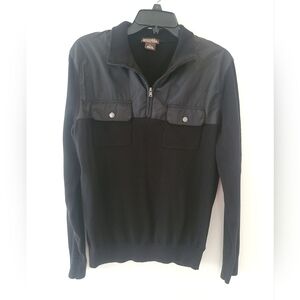 Michael Kors Black Men's Sweater Size M Cotton 100%